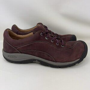 Keen Presidio II Hiking Shoes Maroon Women’s Size 8.5